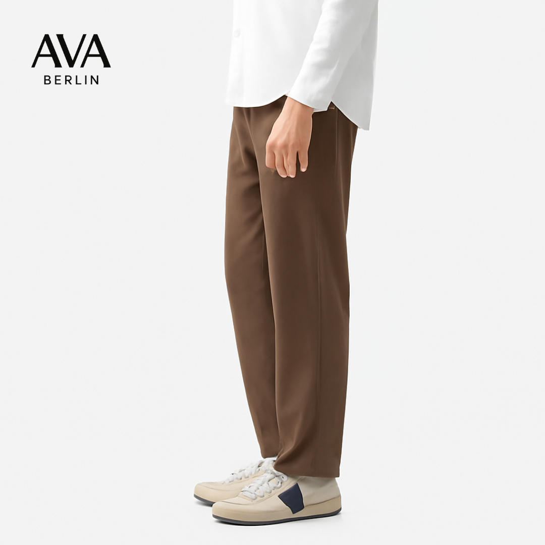 Pantalon coupe droite décontracté